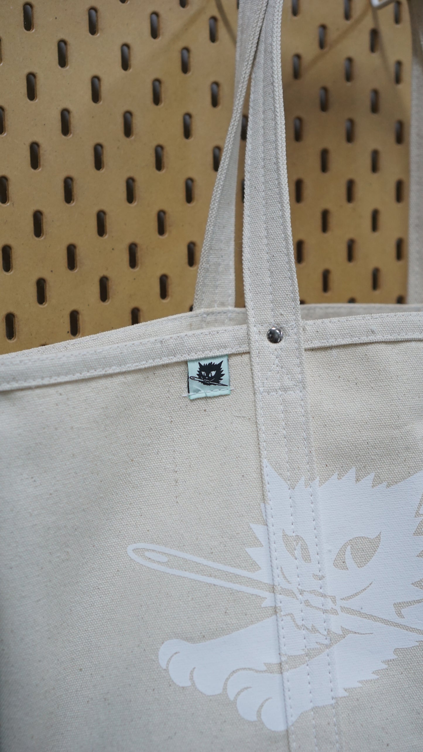 Carry-all Canvas Tote Bag (Cat Print)